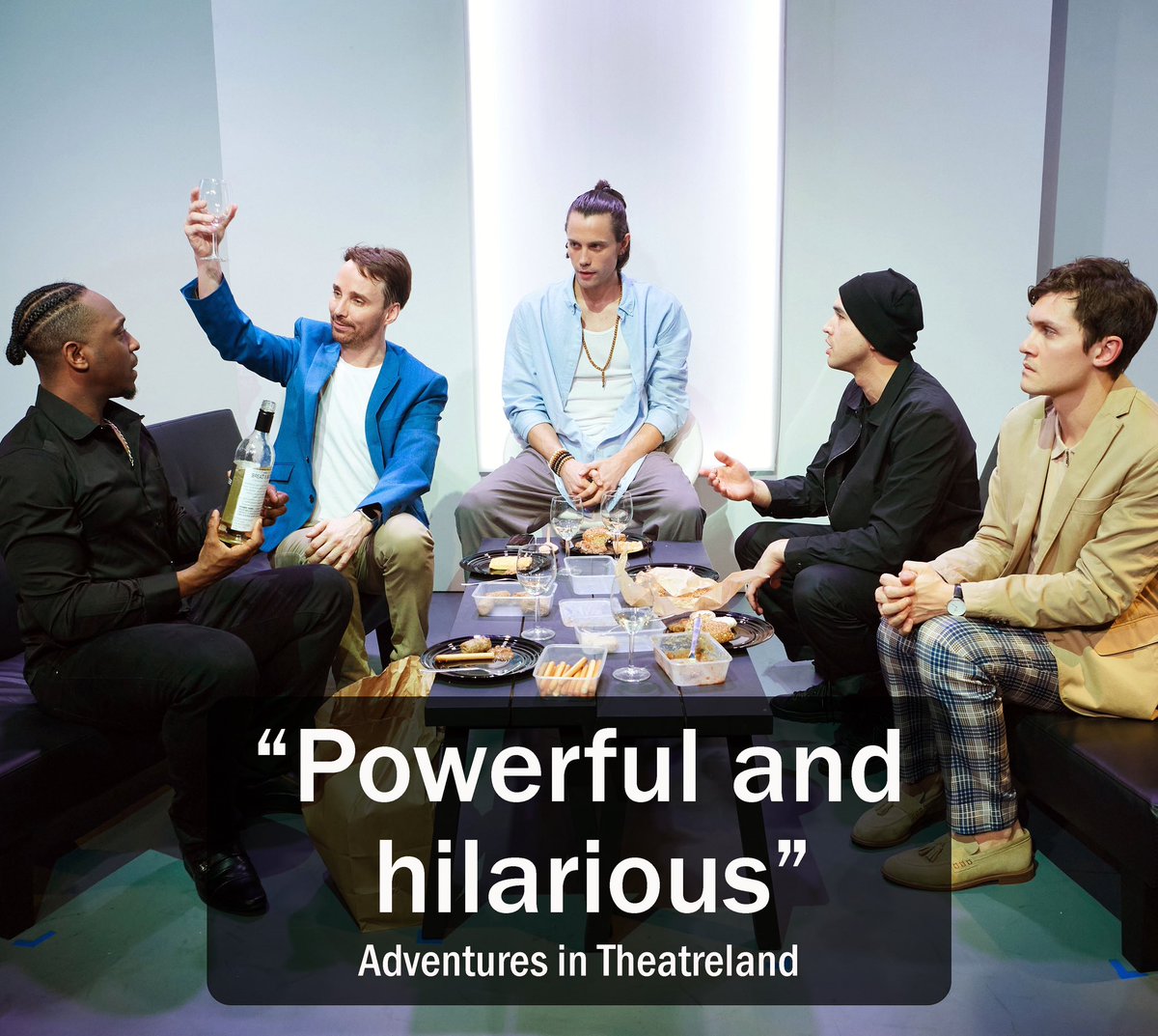 Only one week left to catch Exhibitionists at the King's Head Theatre. Must end Sat 10 Feb!

A dazzling new comedy about love, sex, happiness and freedom, written by Olivier nominee Shaun McKenna &amp; Andrew Van Sickle &amp; directed by Bronagh Lagan

Book now: kingsheadtheatre.com/whats-on/exhib…