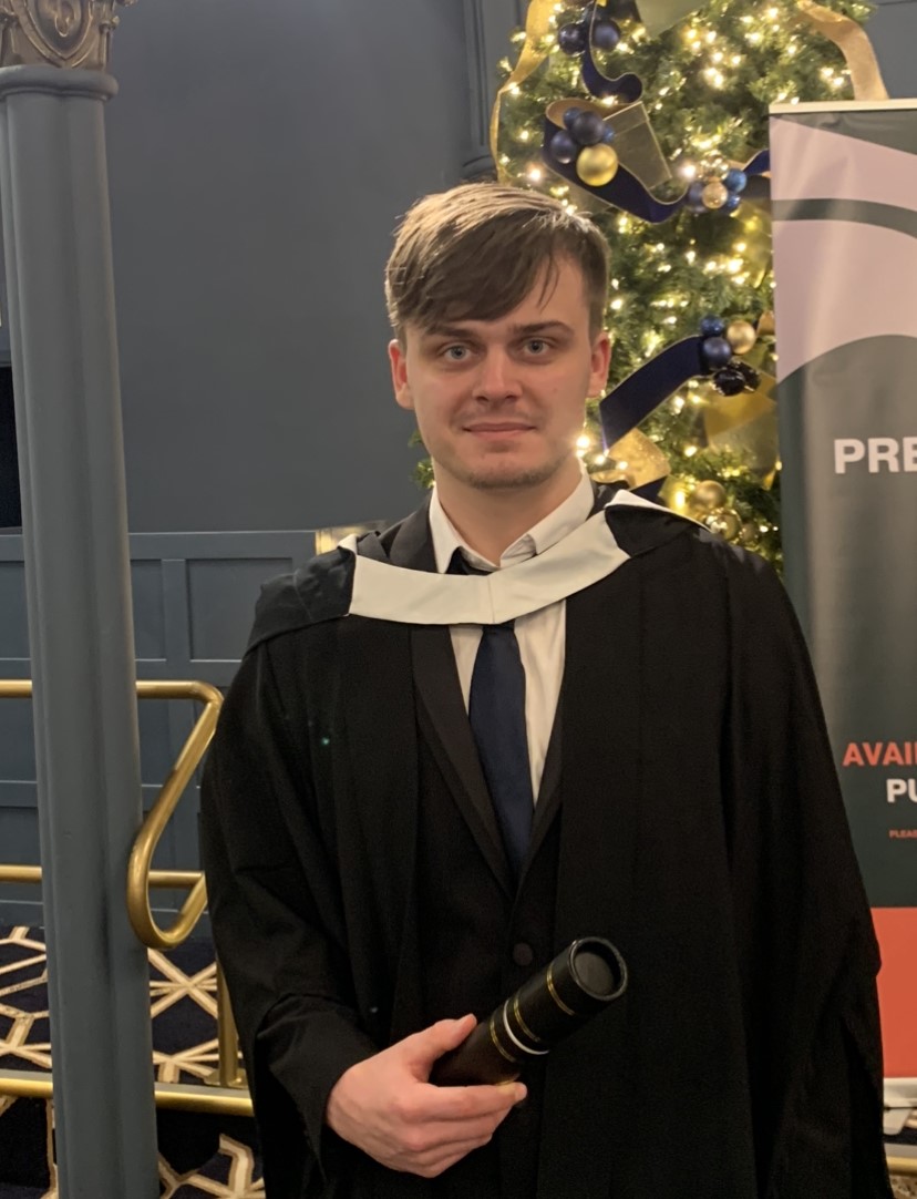 An AJE apprentice has completed his degree course top of the class &amp; with first-class honours.
Jack Lowes joined AJE in 2019 after applying for a welding job, but was offered the chance to become the firm’s second graduate apprentice.
Read the full story: ajengineering.co.uk/2024/02/top-of…