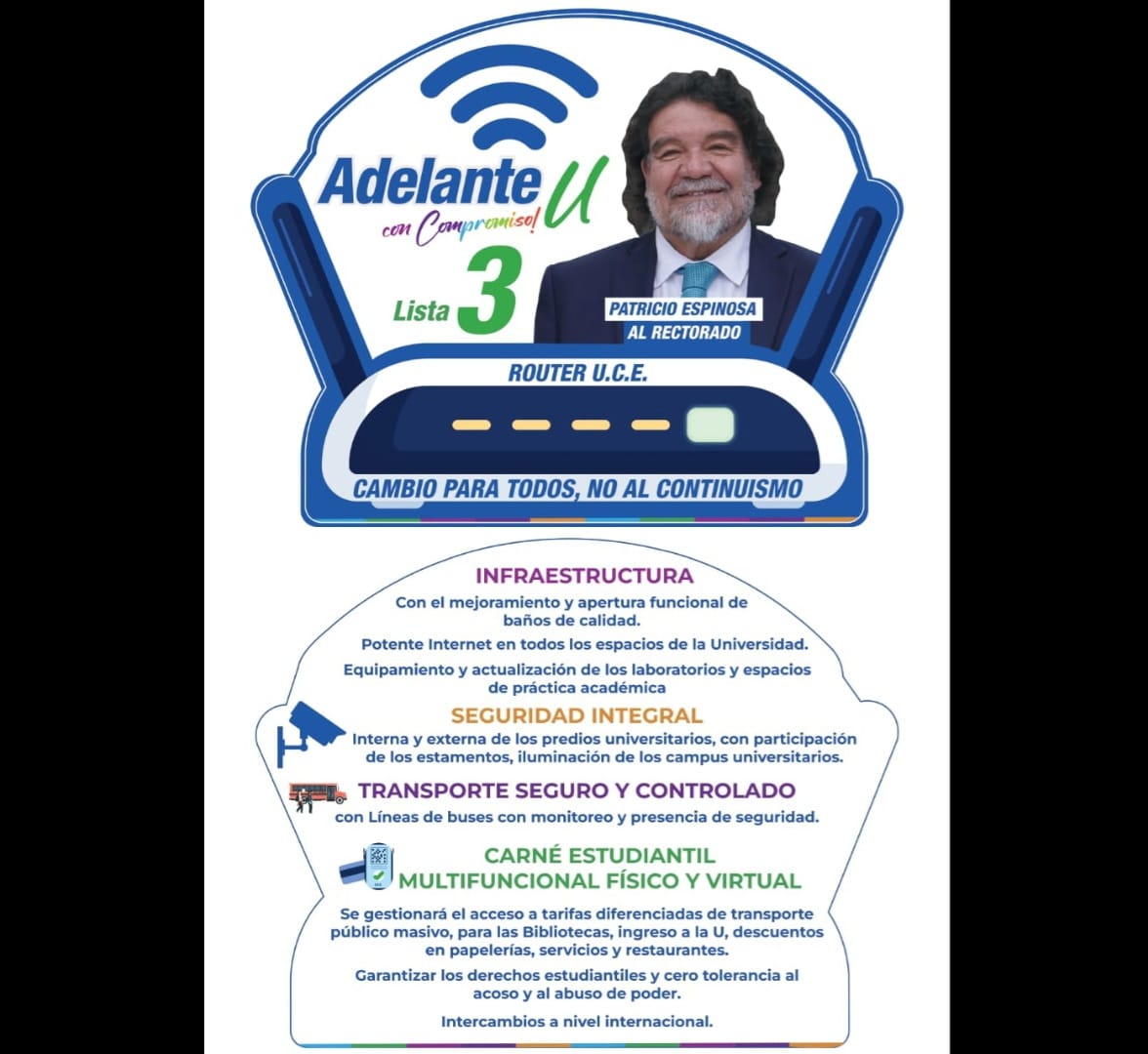 Nuestras propuestas en el ámbito de infraestructura, seguridad integral, transporte seguro y beneficios del carné estudiantil serán parte del cambio positivo que estamos buscando!👏

✅¡Adelante con compromiso!

#eleccionesuce #espinosamirector #segundavuelta #unrectorparatodos