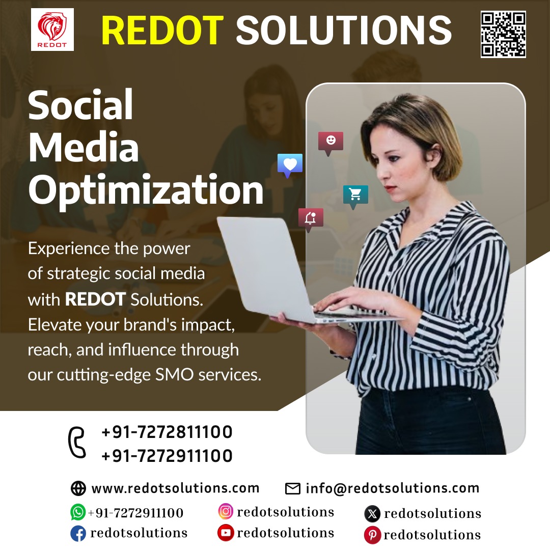 redot_solutions's tweet image. 🚀 Supercharge Your Social Media Presence with #REDOTSolutions PVT LTD! Elevate Your Brand Through Expert Social Media Optimization (SMO) Services! 🌐📲

#SMOServices  #DigitalMarketing #madurai #software #ITCompany🌐📲📈#itcompany #digitaltransformation