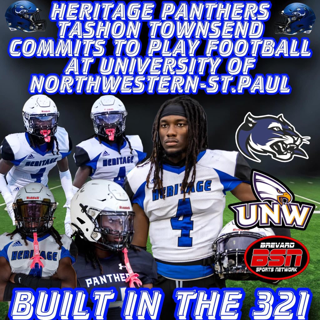 SportsBrevard's tweet image. BSN #RECRUITINGUPDATE:  @swarmgangg @tashon_townsend COMMITS TO @unwfb TO PLAY 🏈 FOOTBALL: 

Read the article here: facebook.com/share/p/oYUaNS…