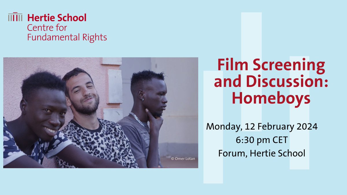 Join us for a screening of 'Homeboys' next Monday 12.2, followed by a discussion with film director @tamar_goren, producer Amir Sade, and @GraBaranowska. Trailer: shorturl.at/gmrR3 More info: shorturl.at/BGY23 In cooperation with @hrfilmfestival
