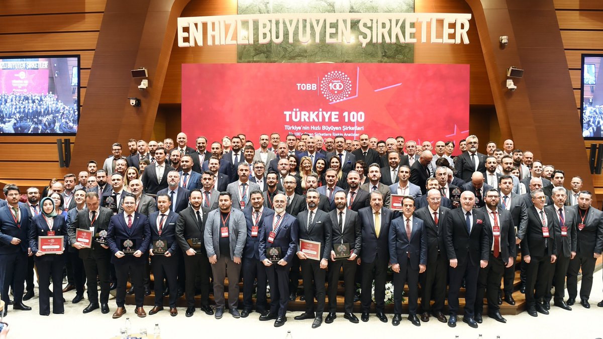 #AnkaraTicaretOdası Başkanı @GurselBaran, @ticaret Bakanı @omerbolatTR'ın teşrifi ve @TOBBiletisim Başkanı @RHisarciklioglu'nun ev sahipliğinde düzenlenen, Türkiye Odalar ve Borsalar Birliği öncülüğünde, @TEPAV ve @tobbetum iş birliği ile belirlenen, Türkiye’nin en hızlı büyüyen