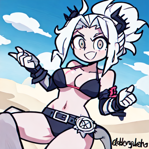 SSUMMERART's tweet photo. 在沙灘度假的地獄征服者/3
HellTaker on vacation at the beach/3

⟪地獄征服者 HellTaker⟫ --SSummerArt
#HellTaker #Azazel #Beelzebub #Lucifer #Judgement #SSummerArt #AiArt #Anime #LookBook #AnimeArt #Waifu #AnimeGirl #AiArtwork #AIイラスト #AI繪圖 https://t.co/Sia4jDOseM