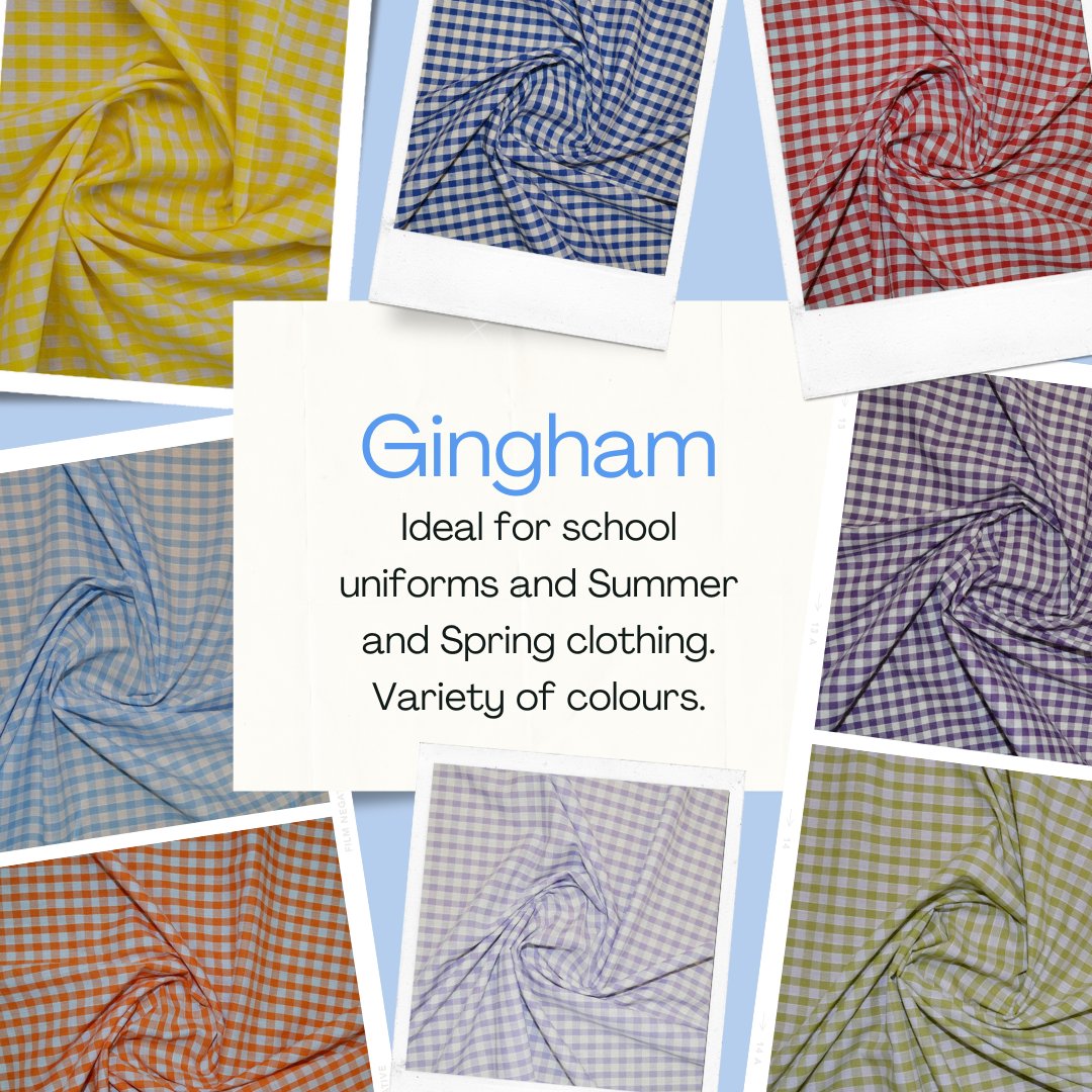 Sewing lovers unite! Our wide range of colorful Gingham Fabrics are now here. So easy to work with, perfect for those new to the beautiful art of dressmaking. Inject a dash of color into your wardrobe today, pick your favourite shade, and start stitching!
calicolaine.co.uk/fabrics/gingha…