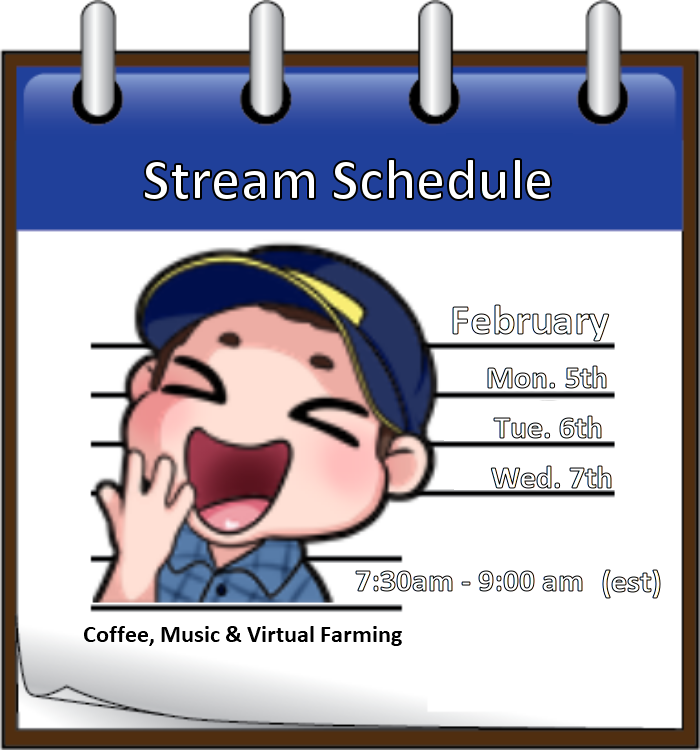 Busy week this week, but I do want to stream and hang out with all of you.  Even if just for a little while.

twitch.tv/fs19farmerjim
