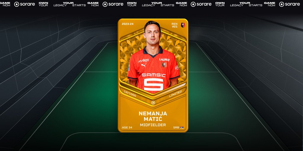 Jobznt23's tweet photo. 🎁 Nemanja Matić, le nouveau métronome du milieu de terrain lyonnais va partir en giveaway !

Pour tenter ta chance :

🔄 et follow

Pas encore inscrit sur #Sorare ? Rejoins l'aventure ➡️ https://t.co/R8WSWe5YIt

GL all 🍀

Le lien utilisé est un lien d'affiliation.