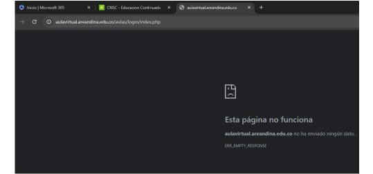 Sigue tortura. Denunciamos procuraduría <a href="/PGN_COL/">Procuraduría General de la Nación</a> curso de formación en concurso <a href="/DIANColombia/">DIANColombia</a> es violación flagrante <a href="/CNSCColombia/">Comisión Nacional del Servicio Civil</a> y @Areandina llevamos 5 días sin plataforma y pronto será examen parcial. Fracaso en concurso no puede pagarlo aspirantes <a href="/WRadioColombia/">W Radio Colombia</a> <a href="/maltescut1/">Francisco Maltés Tello</a>
