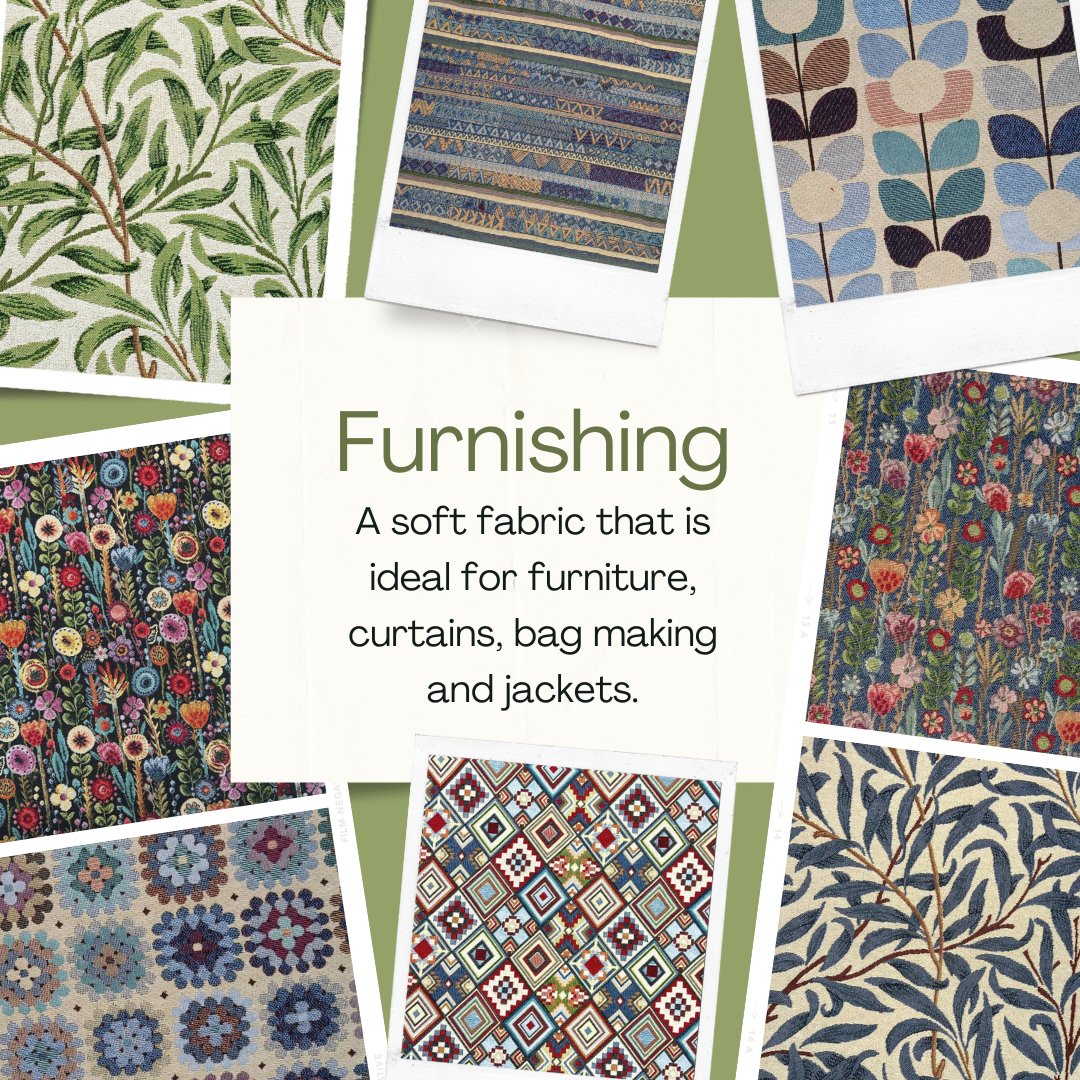 📷Furnishing Fabrics📷
Our Furnishing Fabrics are super soft and comfortable, thanks to its 80% cotton, 20% polyester mix. And guess what? They're also 140cm wide! Imagine the endless possibilities with all that fabric!

calicolaine.co.uk/fab.../furnish…