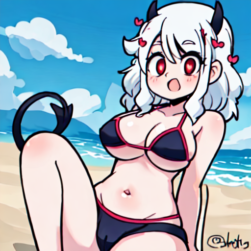 SSUMMERART's tweet photo. 在沙灘度假的地獄征服者/2
HellTaker on vacation at the beach/2

⟪地獄征服者 HellTaker⟫ --SSummerArt
#HellTaker #Pandemonica #Modeus #Malina #Justice #SSummerArt #AiArt #Anime #LookBook #AnimeArt #Waifu #AnimeGirl #AiArtwork #AIイラスト #AI繪圖 https://t.co/7P5qOPuD6D