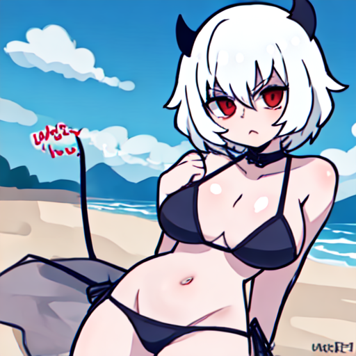 SSUMMERART's tweet photo. 在沙灘度假的地獄征服者/2
HellTaker on vacation at the beach/2

⟪地獄征服者 HellTaker⟫ --SSummerArt
#HellTaker #Pandemonica #Modeus #Malina #Justice #SSummerArt #AiArt #Anime #LookBook #AnimeArt #Waifu #AnimeGirl #AiArtwork #AIイラスト #AI繪圖 https://t.co/7P5qOPuD6D