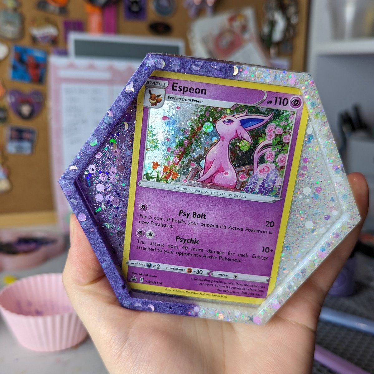 best pokemon cards to gift Custom Pokemon Coasters - Epoxy Wood Gaming main image 1
