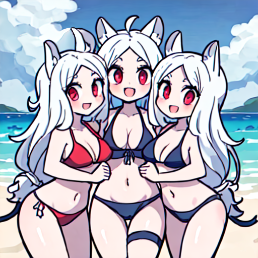 SSUMMERART's tweet photo. 在沙灘度假的地獄征服者/1
HellTaker on vacation at the beach/1

第一張是桌布
first one is Wallpaper.

⟪地獄征服者 HellTaker⟫ --SSummerArt
#HellTaker #Zdrada #Ceberus #SATAN #SSummerArt #AiArt #Anime #LookBook #AnimeArt #Waifu #AnimeGirl #AiArtwork #AIイラスト #AI繪圖 https://t.co/jzoDFA6ru8