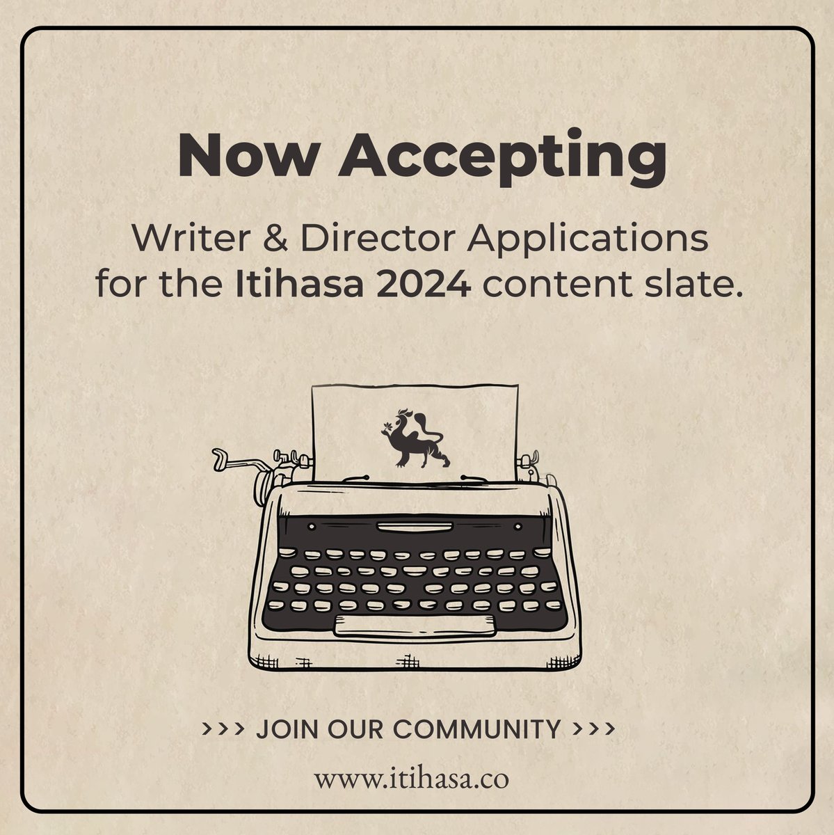 ItihasaC's tweet photo. With a kickass 2023 Content Slate &amp; amazing outcomes, we are again looking for more writers and directors for 2024

Our partners have been looking for more stories and directors every month and we are keen to bridge this gap with Credits, Money &amp; Freedom to create great stories https://t.co/nGwYINB9bP