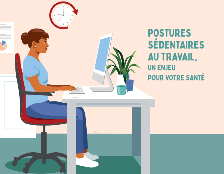 INRSfrance's tweet photo. [EN PRATIQUE] 🔦 Prévention des postures sédentaires au travail 🏢 : l’INRS met à disposition des outils 🛠 pour lutter contre un risque mal connu. Un dépliant de sensibilisation, une brochure et un dossier web pour agir…
👉 https://t.co/e5SywLuDPC https://t.co/m8KZDJ5M7S