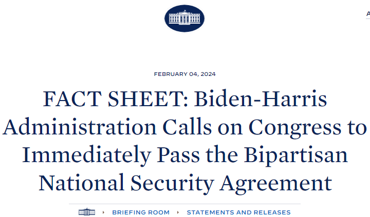 Does the @HouseGOP really want to go on record opposing: -'100 cutting-edge inspection machines to help detect fentanyl' -'Over 1,500 new U.S. Customs and Border Protection (CBP) personnel' '1,200 new U.S. Immigration and Customs Enforcement personnel' whitehouse.gov/briefing-room/…