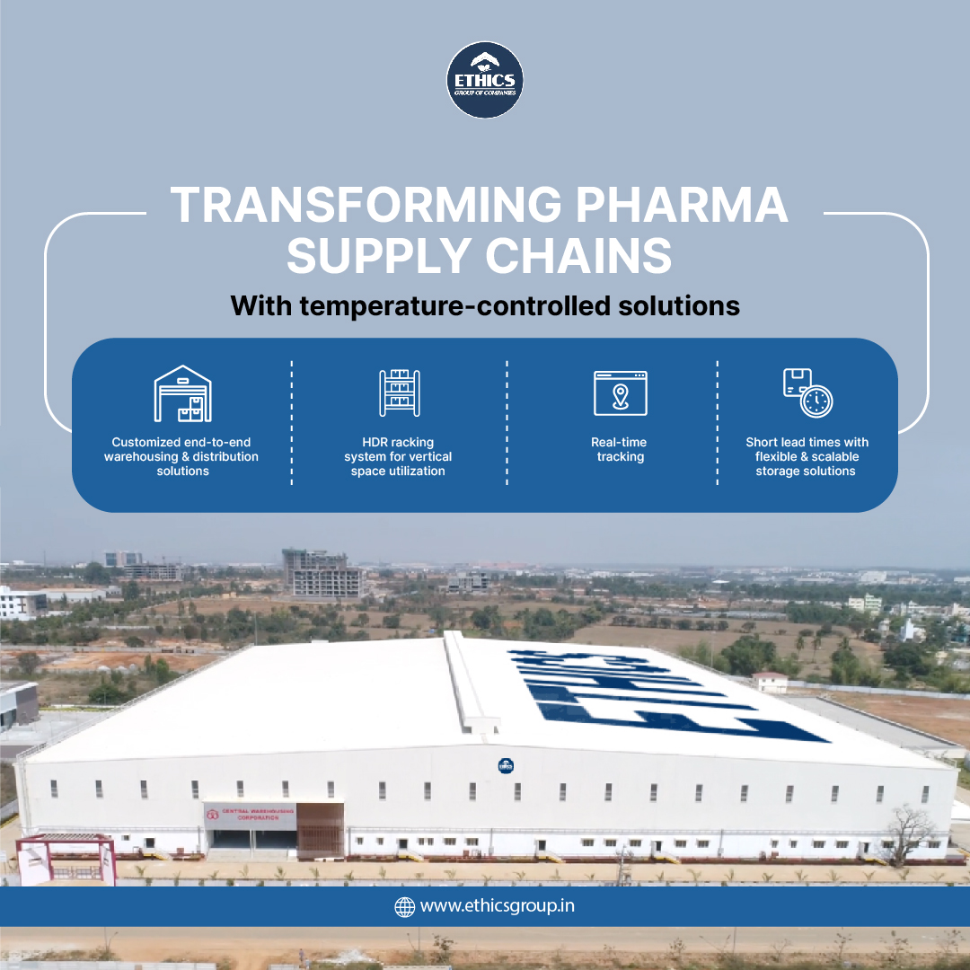 Transform your pharma supply chain with precision temperature-controlled solutions. Our temperature-controlled solutions ensure the safety and efficacy of your pharmaceutical products. For more info. contact us today: 📷: ethicsgroup.in