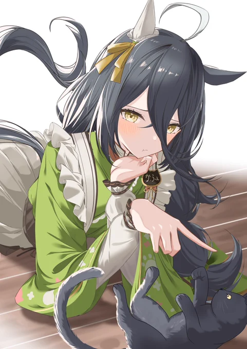 #ウマ娘 #マンハッタンカフェ 「私のことは構ってくれないんですか?」新衣装カフェです。 