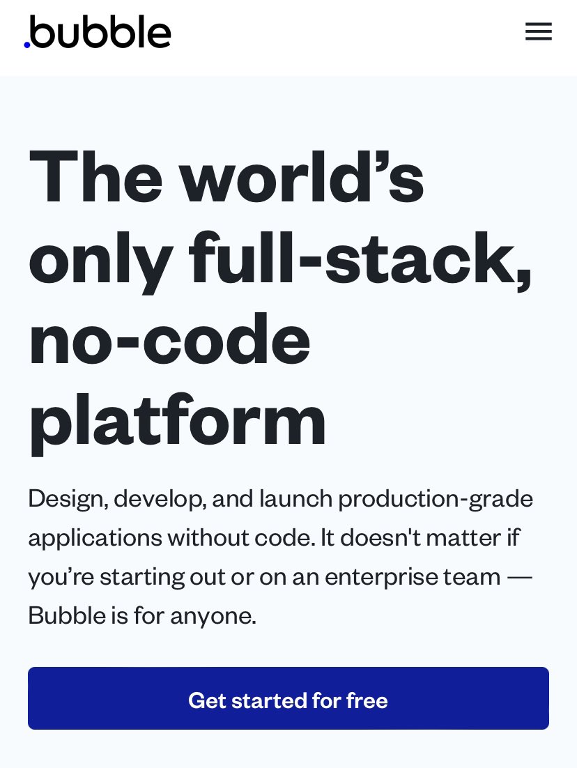 My only regret right now was sleeping and ignoring bubble for this long Best nocode webapp builder in the world.