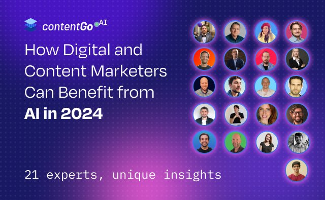 contentgocom's tweet photo. Today is the day! 🤩

We’ve asked 21 experts to share their unique insights on:

How Digital and Content Marketers can benefit from AI in 2024

Click here: https://t.co/clsbmrFRr3

Repost to let every digital and content marketer know.
#digitalmarketingtips #contentmarketingtips https://t.co/XBQmKppORq