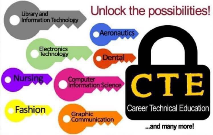 Unlock the possibilities!  CTE is a key to your future.