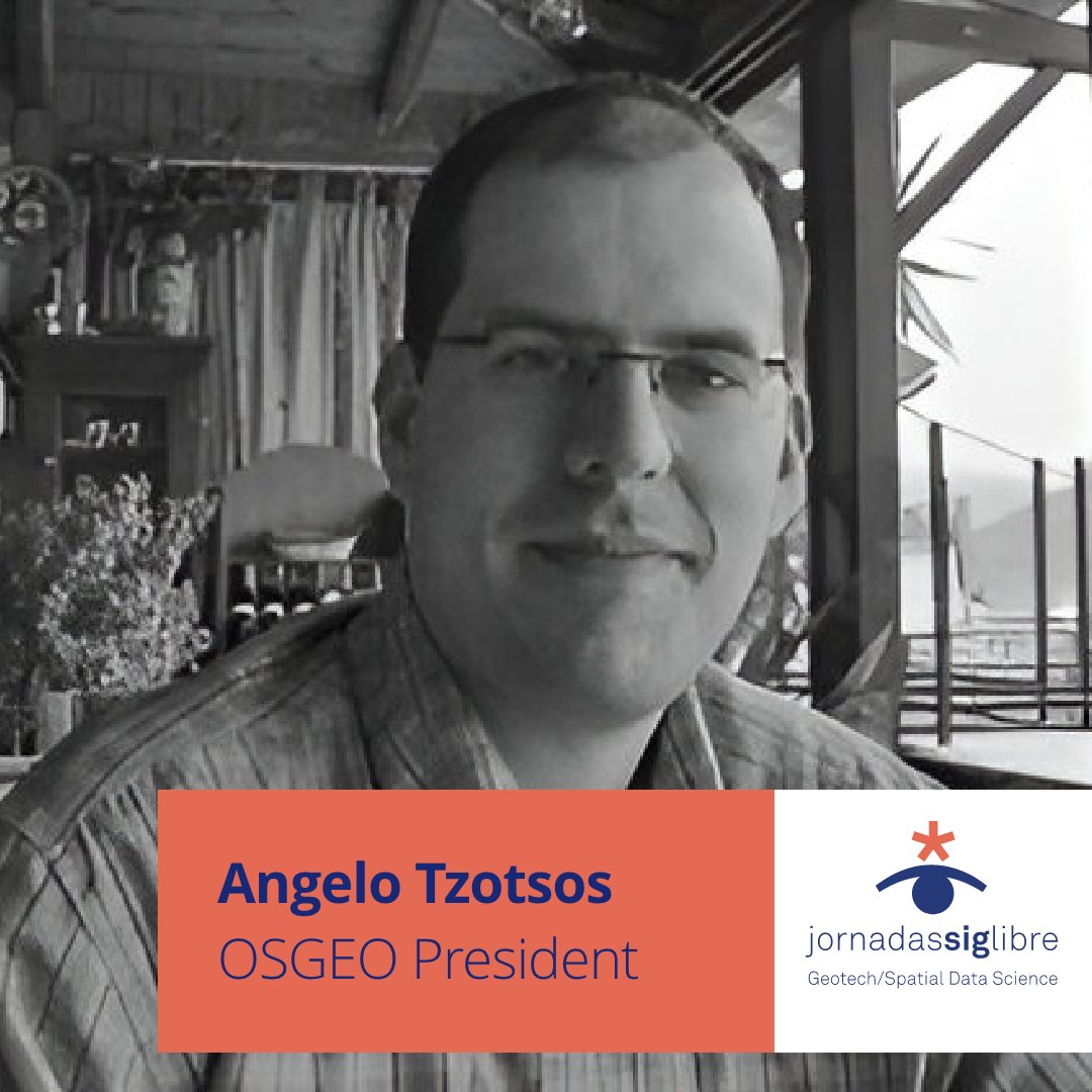 Estamos emocionados de anunciar que Angelos Tzotsos @tzotsos, presidente de @OSGeo y experto en teledetección, será el ponente de las Jornadas de SIG Libre #siglibre2024 #geodatascience2024 ➡️jornadassiglibre.org #osgeo #opensource #teledetección #ingenieríadesoftware