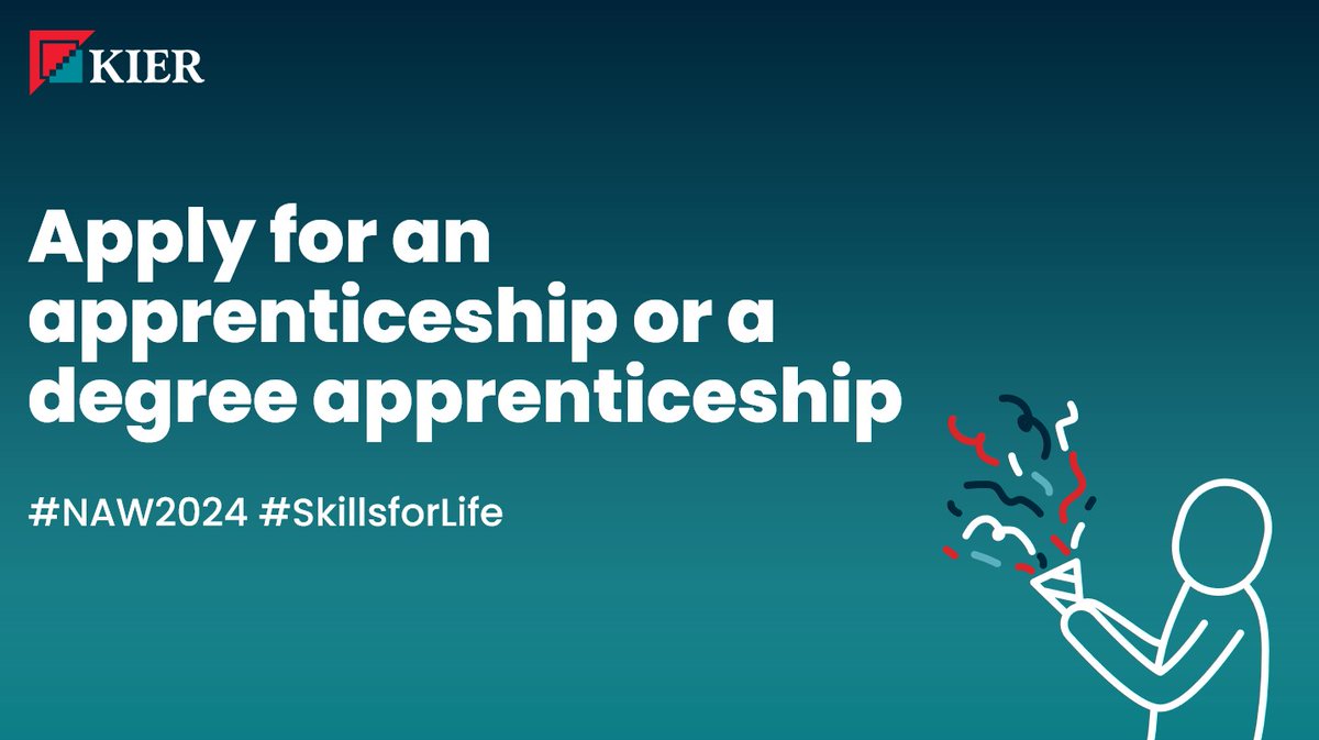 📢 Exciting news! New #apprenticeship and degree apprenticeship vacancies! We have opportunities going live throughout the week in engineering, planning, estimating, construction management, environmental, digital and quantity surveying. careers.kier.co.uk/jobs/apprentic… #NAW2024