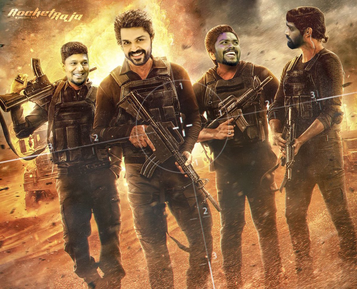 Rockett_Raja's tweet photo. Recently talks about the future stars of Kollywood is the trending topic, here Japan was a flop for Karthi na, but his lineups will decide who is the Future!

Now our Kingmaker #Karthi is All Set to Join with Ranjith, Vinoth &amp; Lokesh For 2nd Time. 🔥

Win Big Anna @Karthi_Offl ❤️ https://t.co/5bfs9brka4