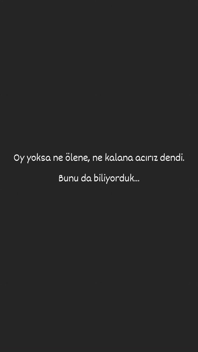 Bunu da biliyorduk...