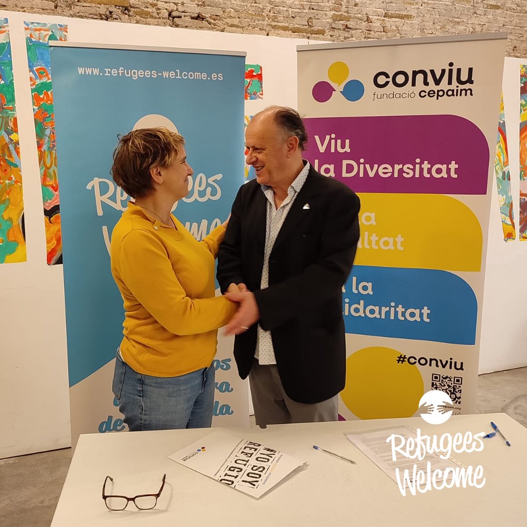 El passat, 1 de febrer, vam signar un acord de col·laboració amb @fundacioncepaim ! 🗒️🎉

Estem molt contents d'aquest acord, que ens permetrà seguir treballant conjuntament de forma tan bona com fins ara. 🌍💙