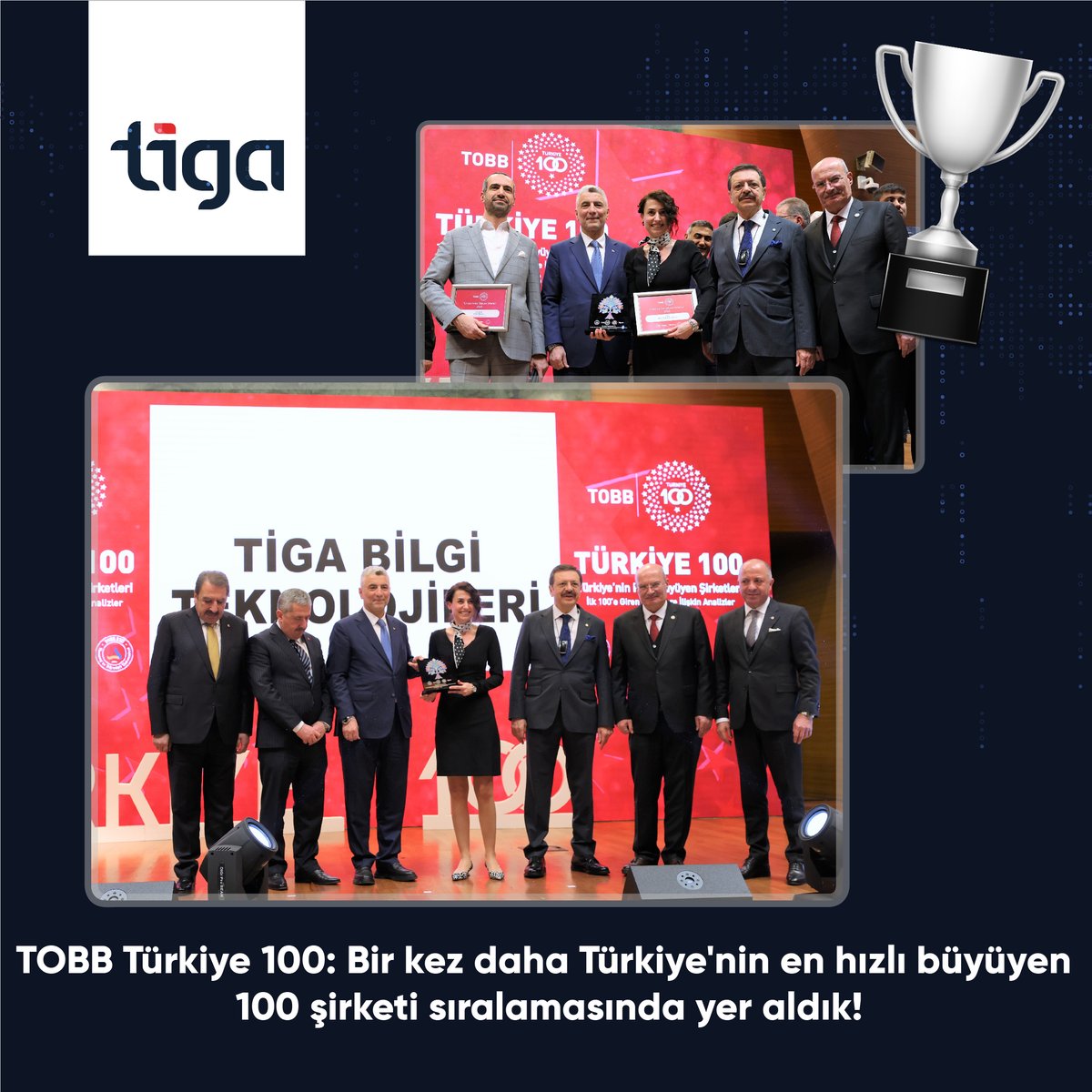 As Tiga Healthcare Technologies, we proudly #celebrate our inclusion in the list of Türkiye's fastest-growing 100 companies as part of the 8th term of the TOBB Türkiye 100 Program. This program was conducted in #collaboration with the Union of Chambers and Commodity Exchanges of…