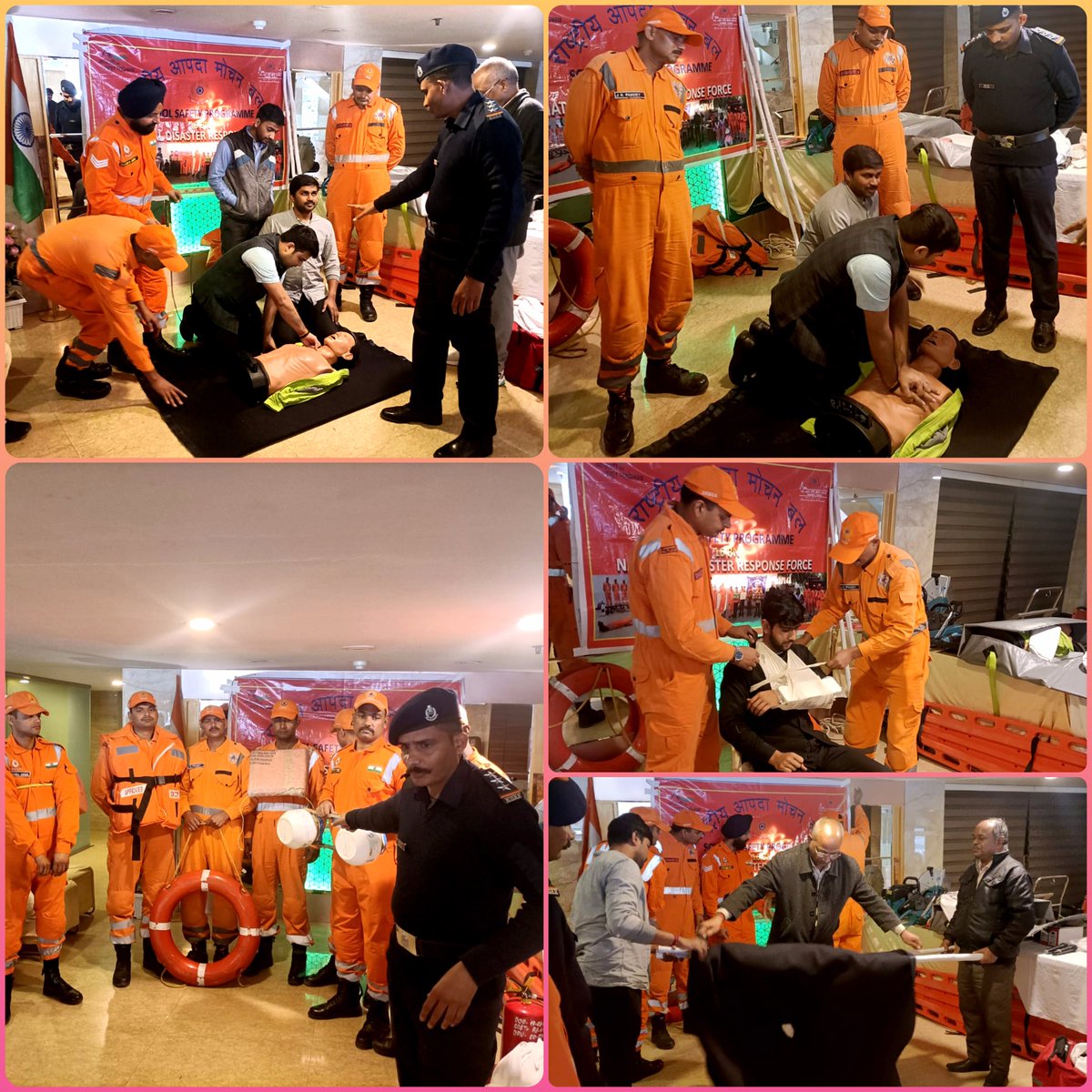 16NDRF's tweet photo. A lecture cum demonstration on disaster management was conducted by Team @16Ndrf_Delhi at Hotel Golden Grand, Patel Nagar , New Delhi.
#Capacity_Building
#Community_Awareness https://t.co/3Yb5JCzgtD