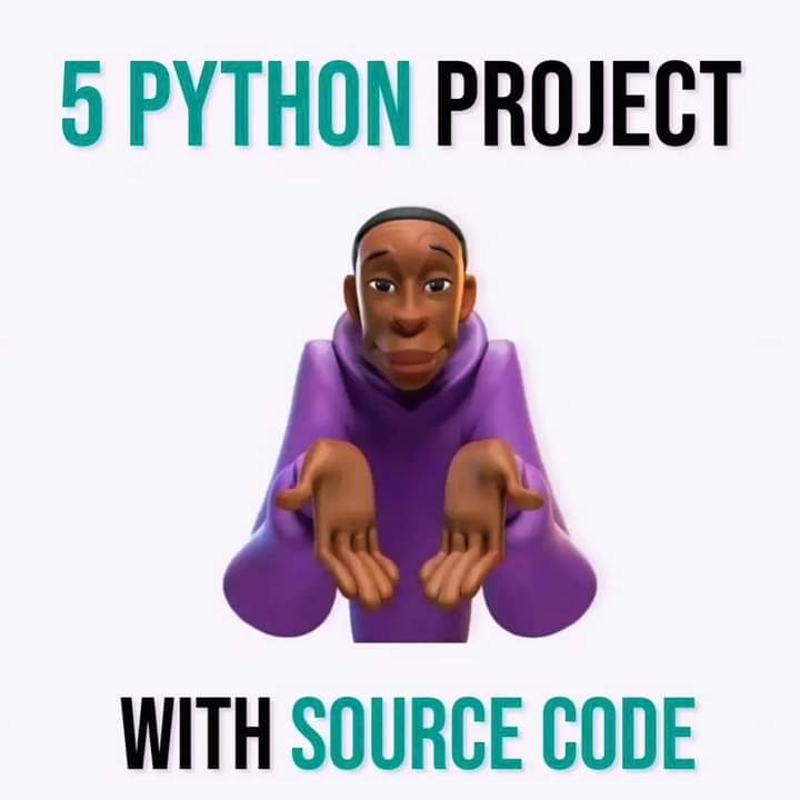 akshayk08's tweet photo. 5 python projects with source codes. Lets Dive into The Python Projects.
Follow The Thread to See all the 5 Projects.
#data #datascience #dataanalytics #datascientist #pythondeveloper #pythonprogramminglanguage #exceltips https://t.co/9rrQ331wPd