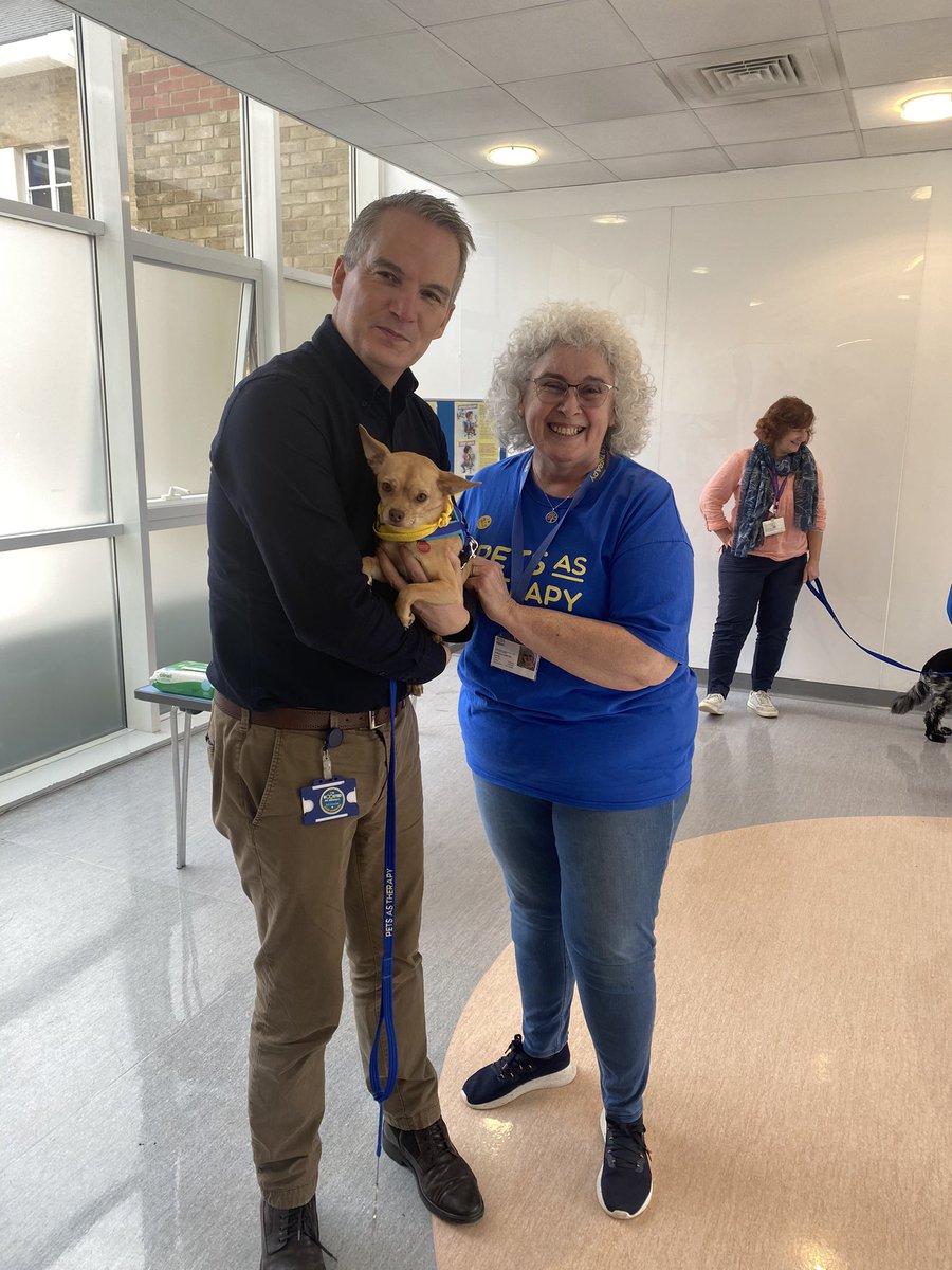 David Connor (@davidco43958983) on Twitter photo Wellbeing cuddle with <a href="/RoyalFreeNHS/">Royal Free London</a> Therapy Dog perfect start to the week🐶 Wellbeing cuddle with <a href="/RoyalFreeNHS/">Royal Free London</a> Therapy Dog perfect start to the week🐶