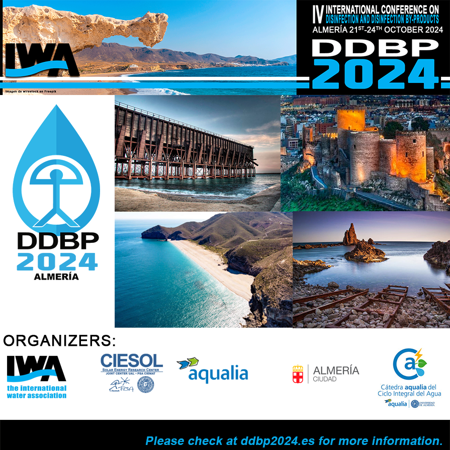 🌐 Join us at the DDBP 2024 International Conference! 🤝 The Organizing and Programme Committees are thrilled to invite you to the 4th International Conference on Disinfection and Disinfection By-Products in Almería, Spain, from October 21st to 24th, 2024. @IWAPublishing