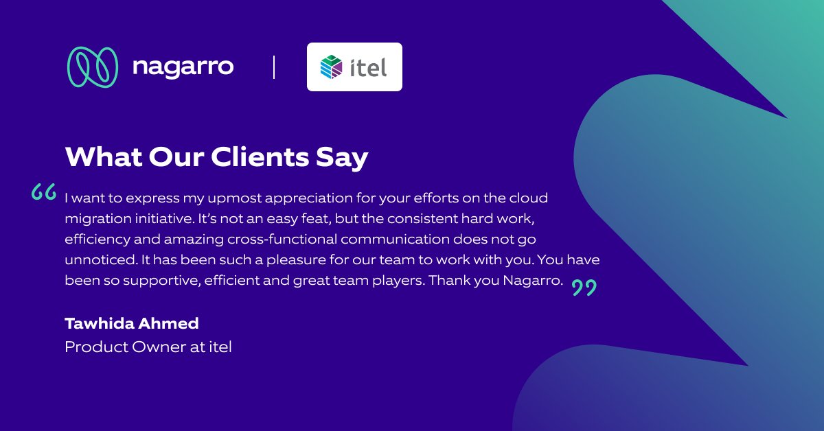 #CustomerSpeak: We've initiated cloud migration testing at itel, showcasing remarkable teamwork between onshore and offshore teams. The outcome: achieved stringent timelines, enhanced frameworks, and established efficient automation test execution pipelines. itel has been a…