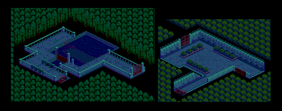 PscdGames's tweet photo. Here we are again with #BioEvil at #SMD. We drew a new location (you can see it with a paid subscription on Patreon - https://t.co/ZaRCMzIKum) and redesigned two previous locations so you don't get confused with the entrance and exit of the location. https://t.co/jI92XdG5yF