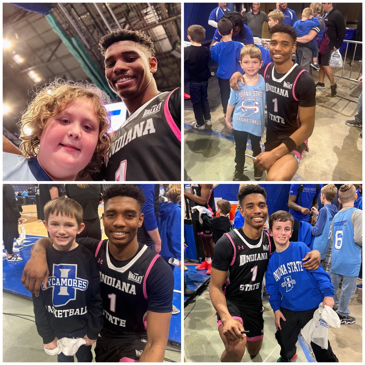 This is what makes this game so fun to play. #FANS #Ramsey #Caleb #Logan #Jaxson #ThanksForYourSupport🌳💙🤍 #GreatWinAgainstDrake