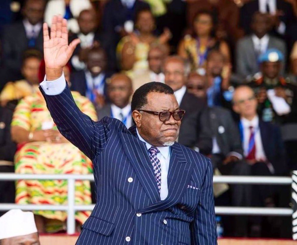 I offer my condolences to the government and people of Namibia on the passing of President @hagegeingob. President Hage was an African statesman, a passionate leader, and a patriotic public servant who showed great commitment to the peace and development of his country. He