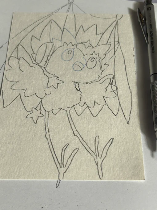 ウチの創作キャラの中では比較的作画コスト低い部類よねって思ったストラス 