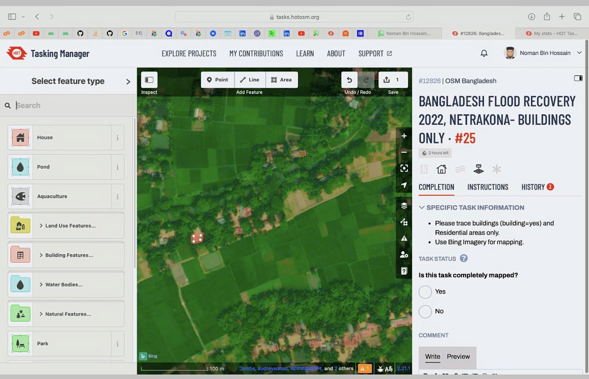 nbh_alif's tweet image. I am working on open steed map.
Bangladesh Flood Recovery 2022, NETRAKONA- BUILDINGS ONLY •
#nomanbinhossain 
#osmbd 
#youthmapper