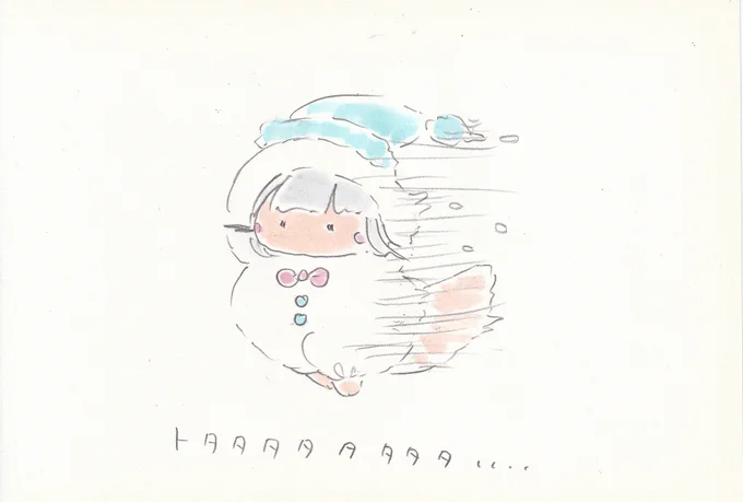 雪だるまんなちゃん。#イラスト #メイドインアビス 