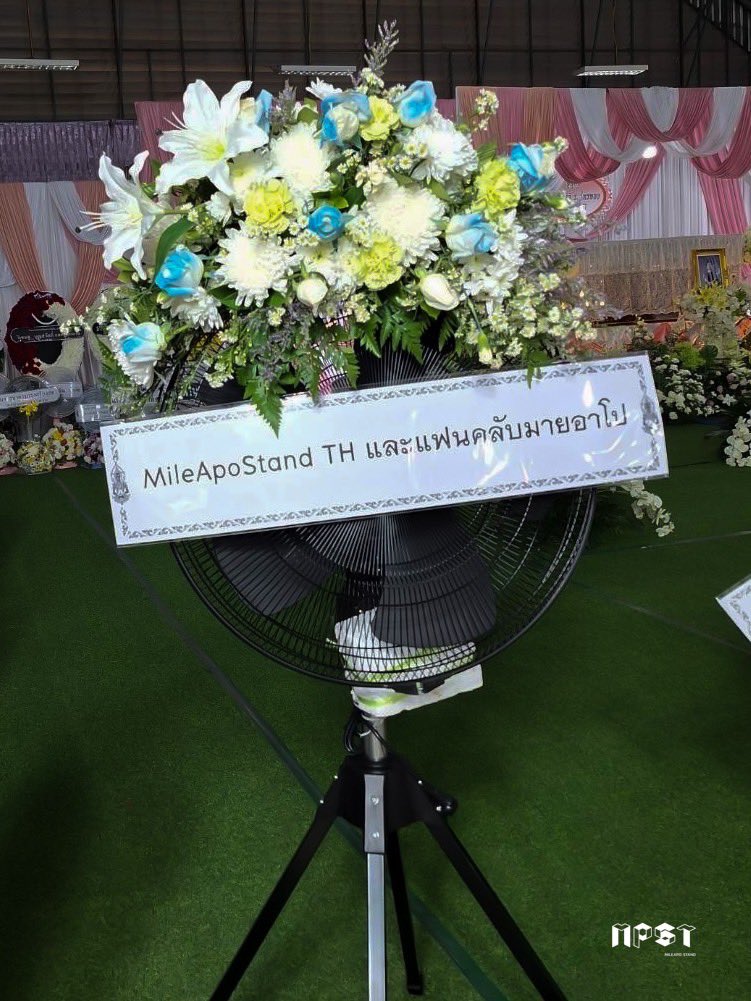 บ้านสแตนขอเป็นตัวแทนส่งมอบพวงหรีดเพื่อแสดงความเสียใจต่อการจากไปของอาม่าพี่มายด้วยนะคะ 🙇🏻‍♀️

ด้วยรักและอาลัย
MileApoStand TH และชาวสวนผักทุกคน

<a href="/milephakphum/">mile phakphum</a> #milephakphum