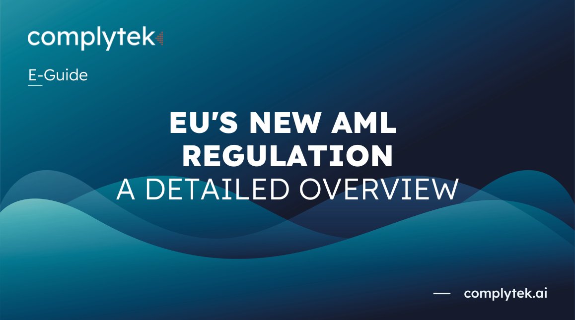 🔍 Dive into our latest article on the EU's groundbreaking #AML regulations for 2024. Discover how these changes are reshaping the landscape for financial institutions, crypto-service providers, and more.
🔗 complytek.ai/blog/eu-anti-m…

#Complytek