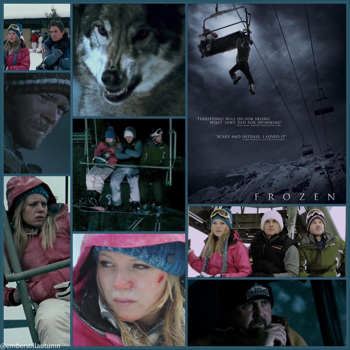 thomasblustjr's tweet image. On this day back in 2010, we learned the terrifying truth that no one knows you’re up there..

Happy Anniversary to Frozen! 
#frozen #happyanniversary #kanehodder #emmabell #horrormovies #follow