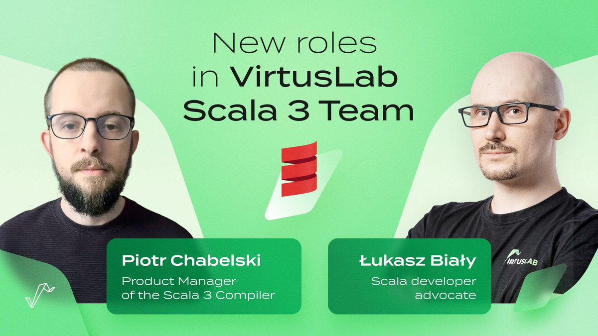 VirtusLab's tweet image. We're scaling up our commitment to #Scala3 by introducing new roles that will drive innovation and community engagement.