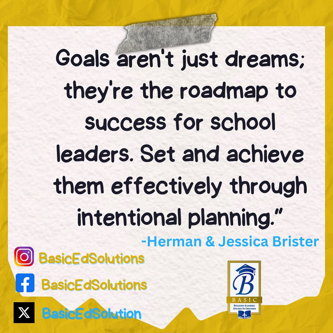 basicedsolution's tweet image. What are your goals for this week? Are they in line with your long term goals?  @HermanBrister @BRTeacherLeader #everyleaderneedsacoach #coachemup