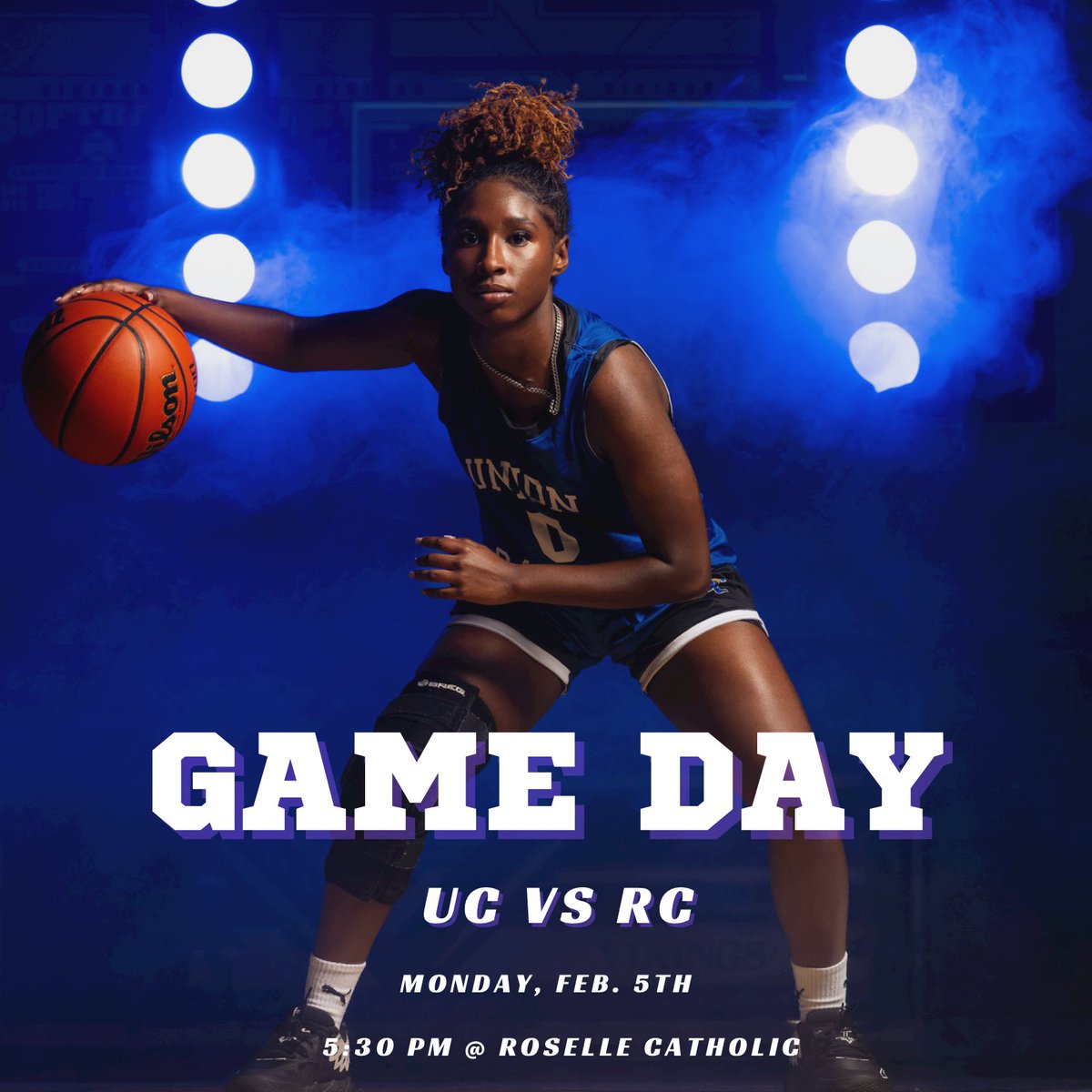 On the road tonight at Roselle Catholic! 

🆚️ Roselle Catholic 
🗓 Monday, February 5th
⏰️ 5:30 pm
📍 Roselle Catholic