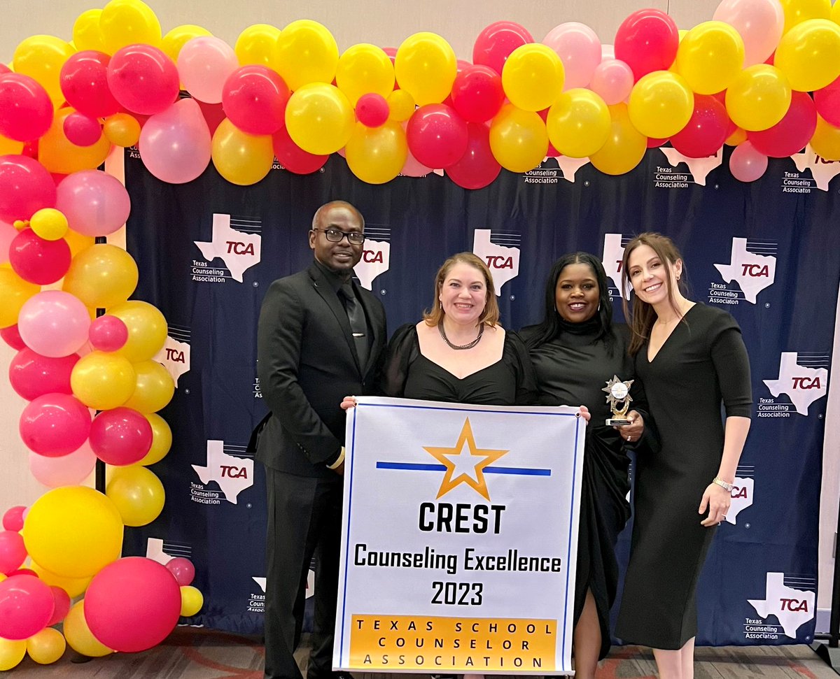 Last night, TSCA kicked off #NSCW2024 by celebrating Morton Ranch Junior High and Robertson Elementary. Counselors and Administrative attendees were honored for their CREST distinctions from @TxSCATweets Congratulations! @mrjhcounseling @SEREbulldogs