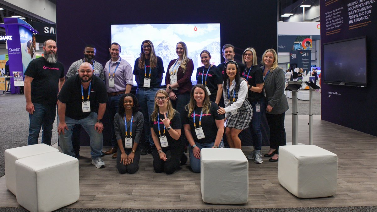 Promethean's tweet photo. Join the friendly faces of #TeamPromethean at booth #917 @TCEA! Explore game-changing edtech that'll spark a student's love for learning. โจDon't miss the blastoff! ๐ #tcea24 #tcea #LearningTransformed https://t.co/32FwGxc5Lc
